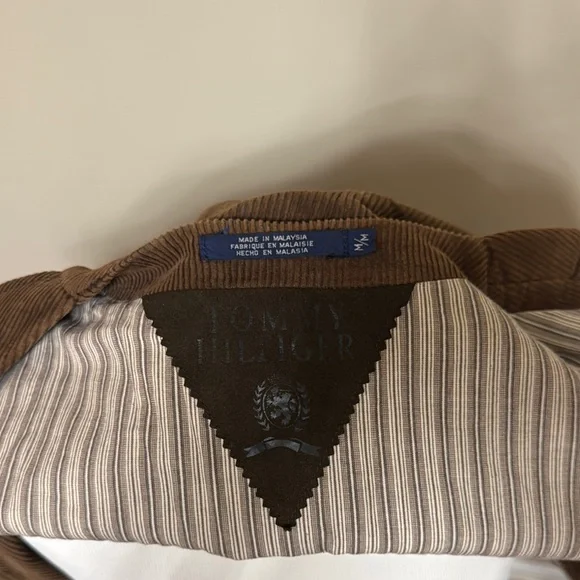 Tommy Hilfiger Men's Brown Corduroy Vest Size M pre-owned. - Picture 5 of 5